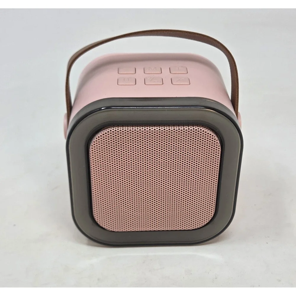 Pink Bluetooth Karaoke Speaker Only - Tested & Works